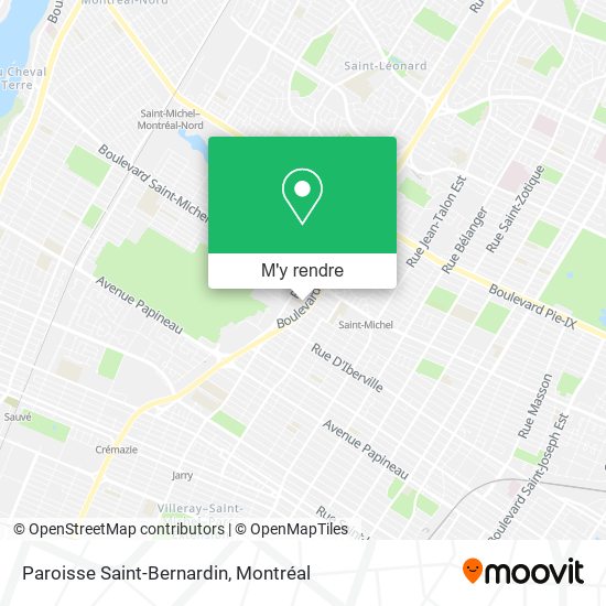 Paroisse Saint-Bernardin plan