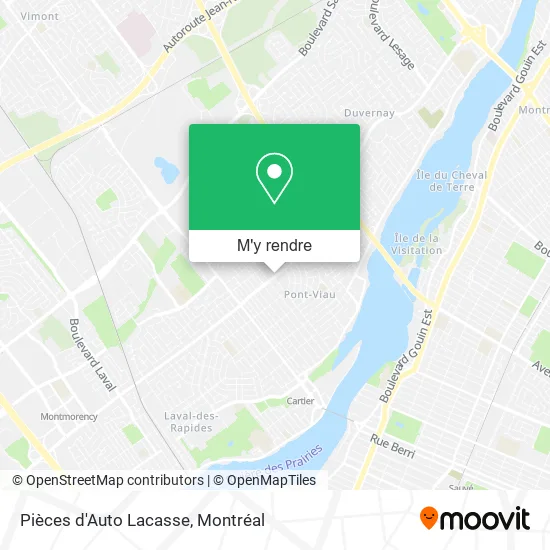 Pièces d'Auto Lacasse plan
