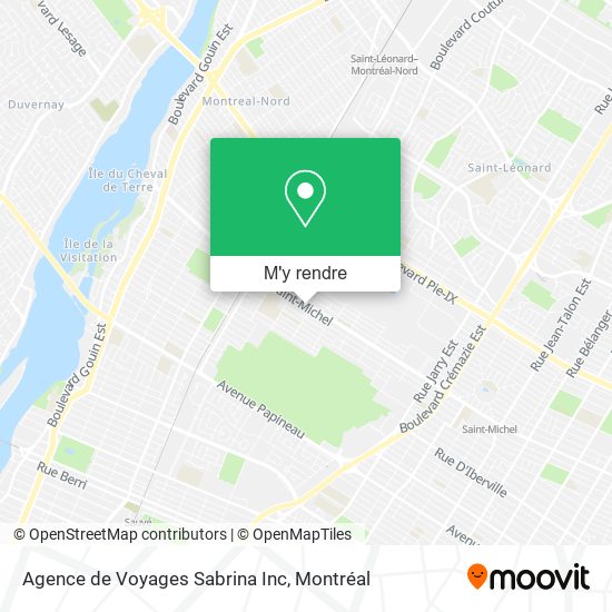 Agence de Voyages Sabrina Inc plan