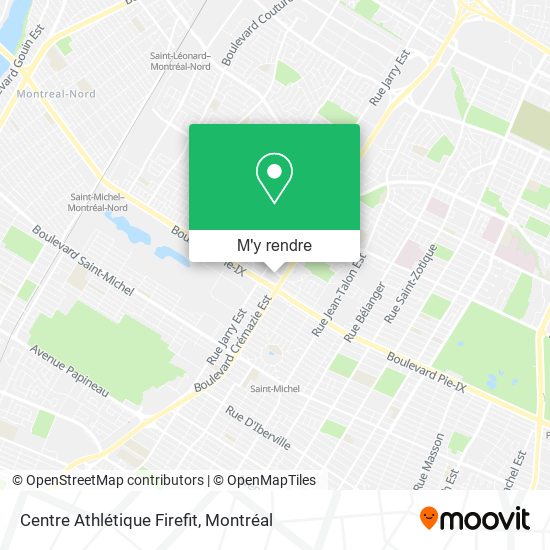 Centre Athlétique Firefit plan