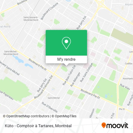 Küto - Comptoir à Tartares plan