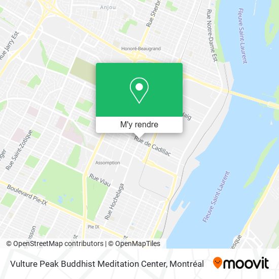 Vulture Peak Buddhist Meditation Center plan