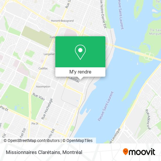 Missionnaires Clarétains plan