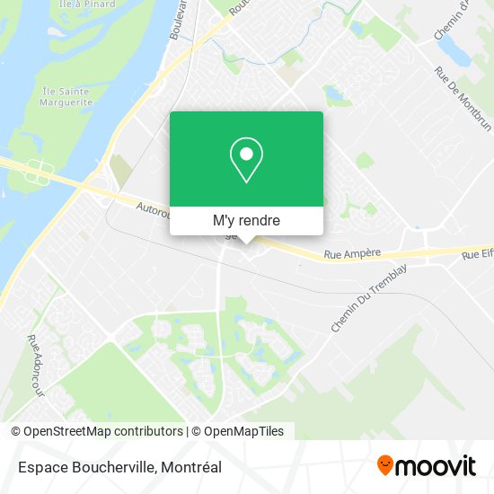 Espace Boucherville plan
