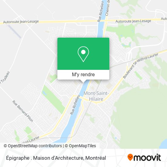 Épigraphe . Maison d'Architecture plan