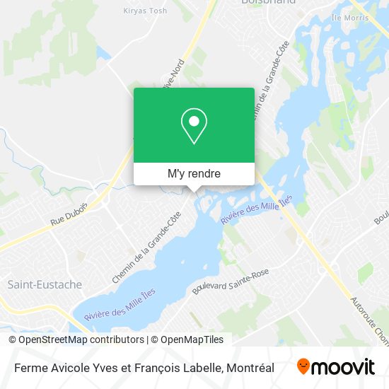 Ferme Avicole Yves et François Labelle plan