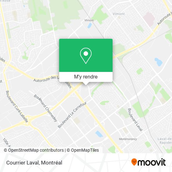 Courrier Laval plan