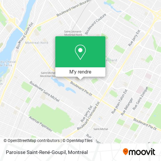 Paroisse Saint-René-Goupil plan