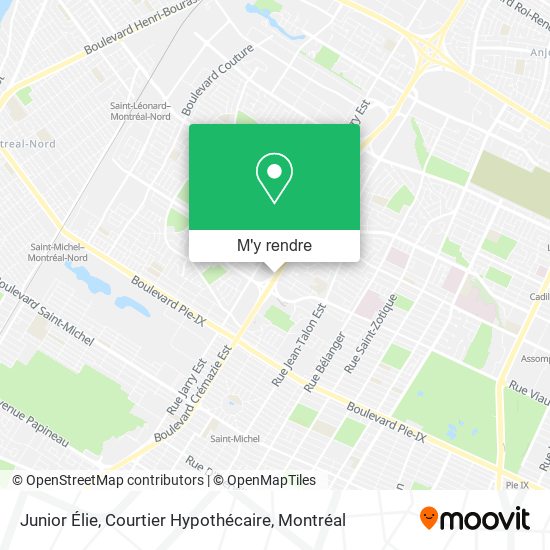 Junior Élie, Courtier Hypothécaire plan