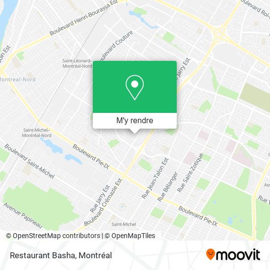 Restaurant Basha plan
