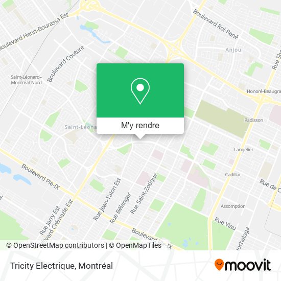 Tricity Electrique plan