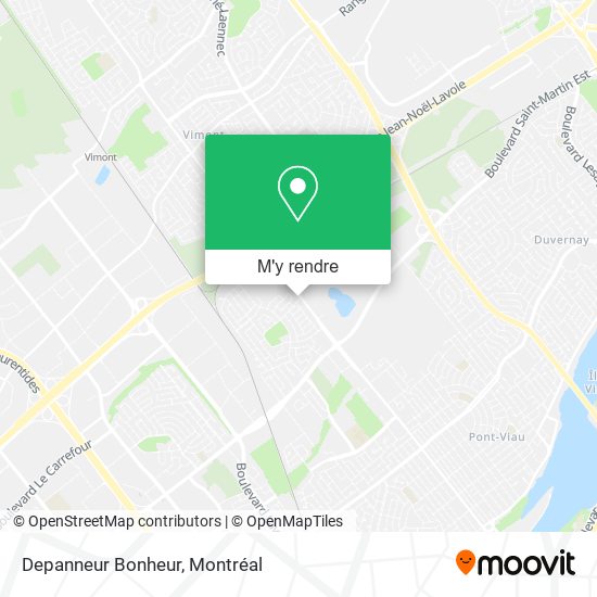 Depanneur Bonheur plan