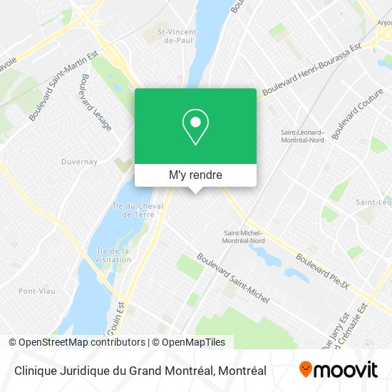 Clinique Juridique du Grand Montréal plan
