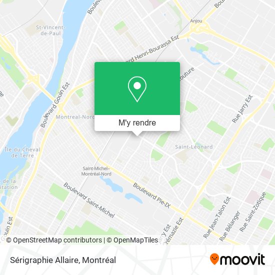 Sérigraphie Allaire plan