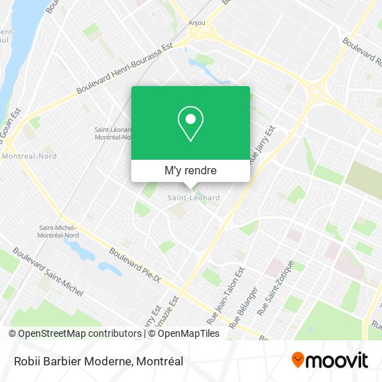 Robii Barbier Moderne plan