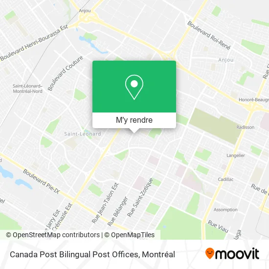 Canada Post Bilingual Post Offices plan