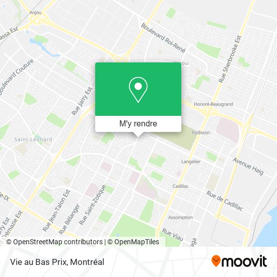 Vie au Bas Prix plan