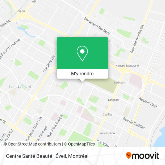 Centre Santé Beauté l'Éveil plan