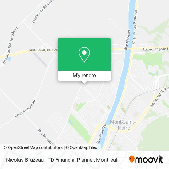 Nicolas Brazeau - TD Financial Planner plan