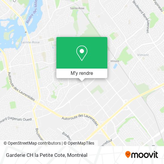 Garderie CH la Petite Cote plan