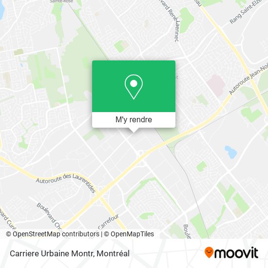 Carriere Urbaine Montr plan