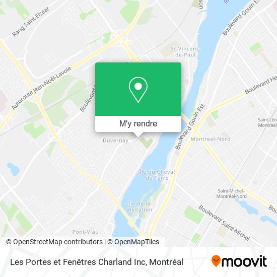 Les Portes et Fenêtres Charland Inc plan