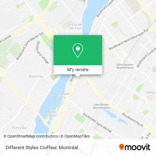 Different Styles Coiffeur plan