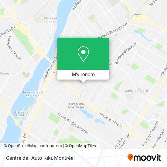 Centre de l'Auto Kiki plan