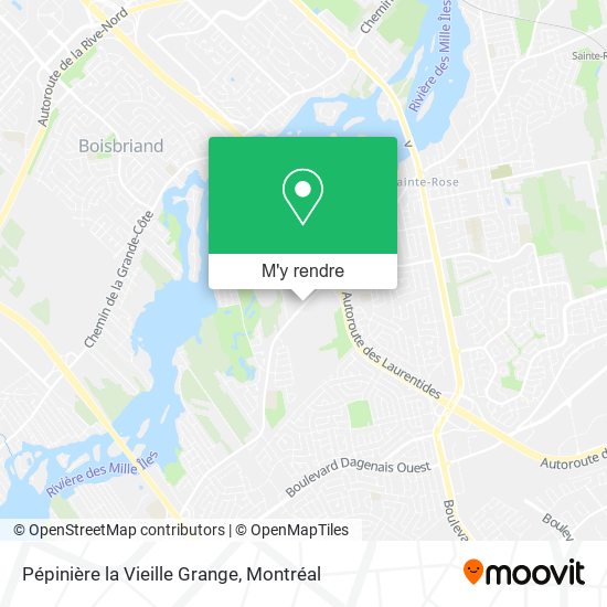 Pépinière la Vieille Grange plan