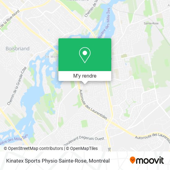 Kinatex Sports Physio Sainte-Rose plan