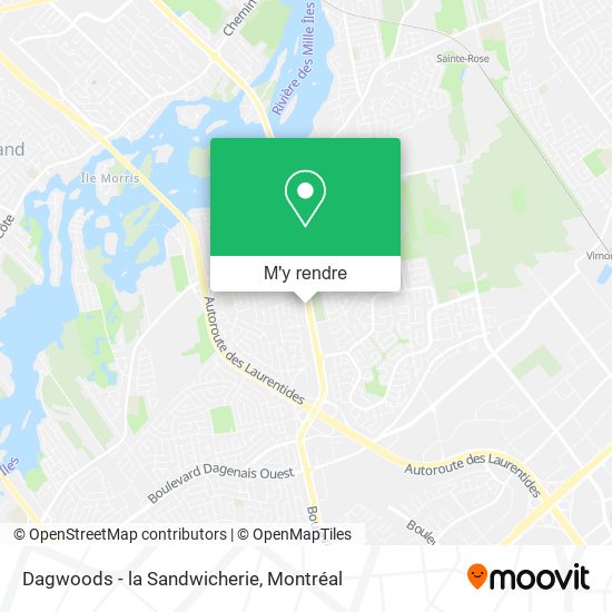 Dagwoods - la Sandwicherie plan