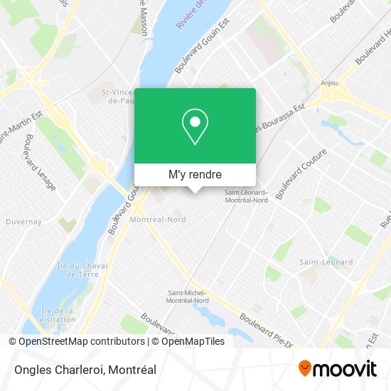 Ongles Charleroi plan