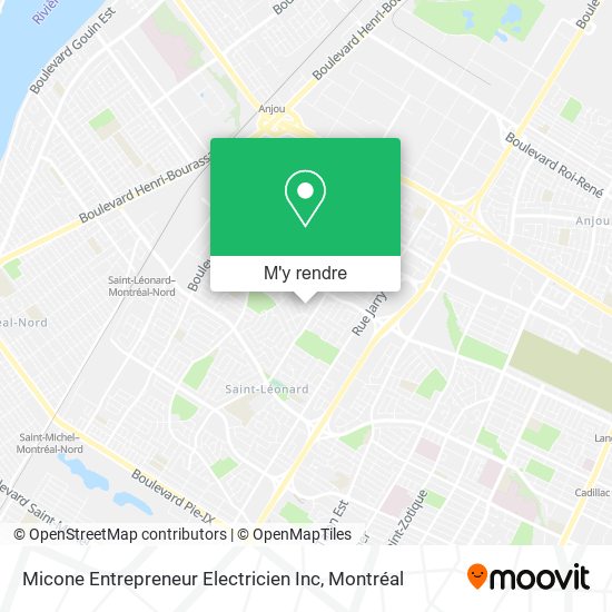 Micone Entrepreneur Electricien Inc plan