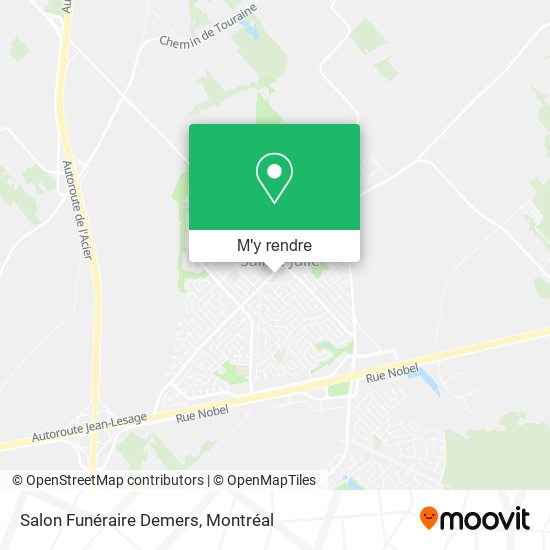 Salon Funéraire Demers plan