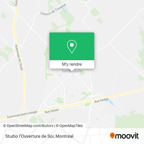 Studio l'Ouverture de Soi plan