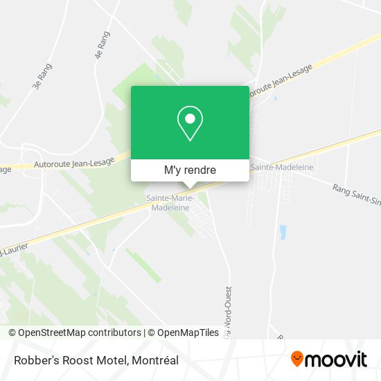 Robber's Roost Motel plan