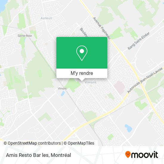 Amis Resto Bar les plan