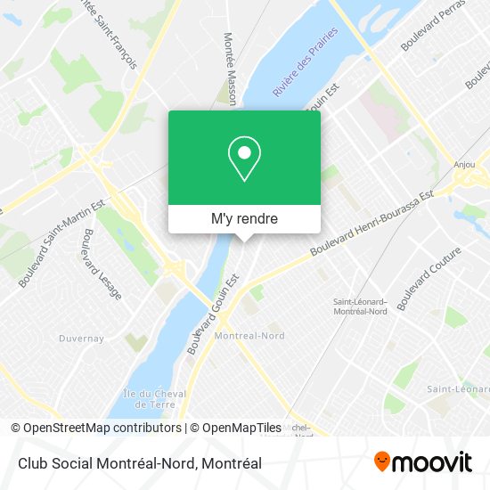 Club Social Montréal-Nord plan