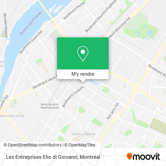 Les Entreprises Elio di Giovanni plan