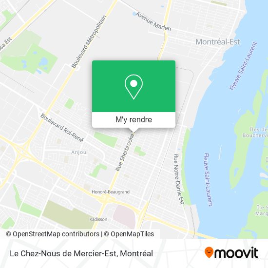 Le Chez-Nous de Mercier-Est plan