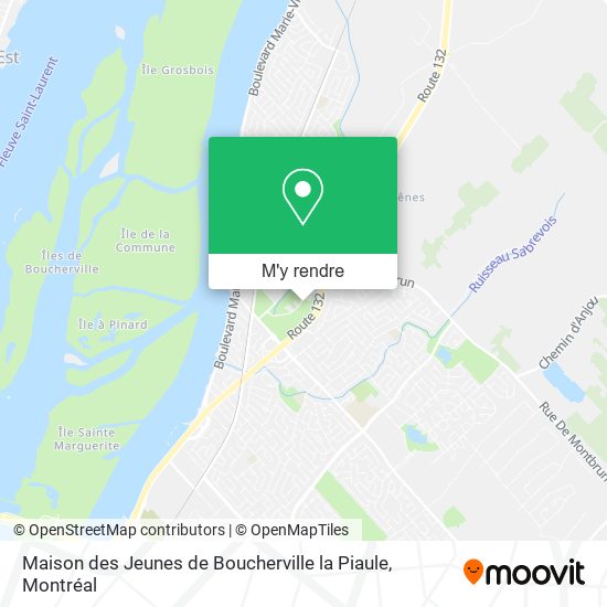 Maison des Jeunes de Boucherville la Piaule plan
