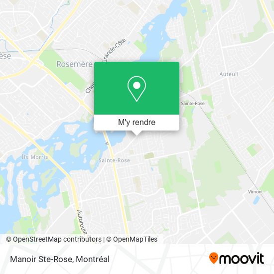 Manoir Ste-Rose plan