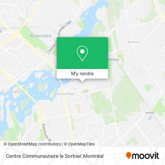 Centre Communautaire le Sorbier plan