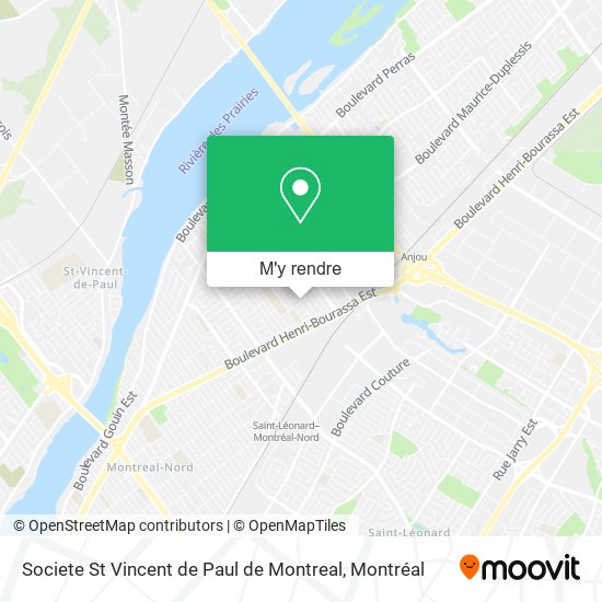 Societe St Vincent de Paul de Montreal plan