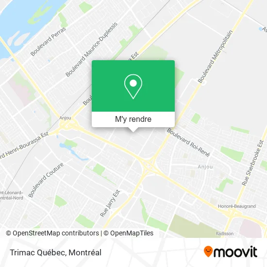 Trimac Québec plan