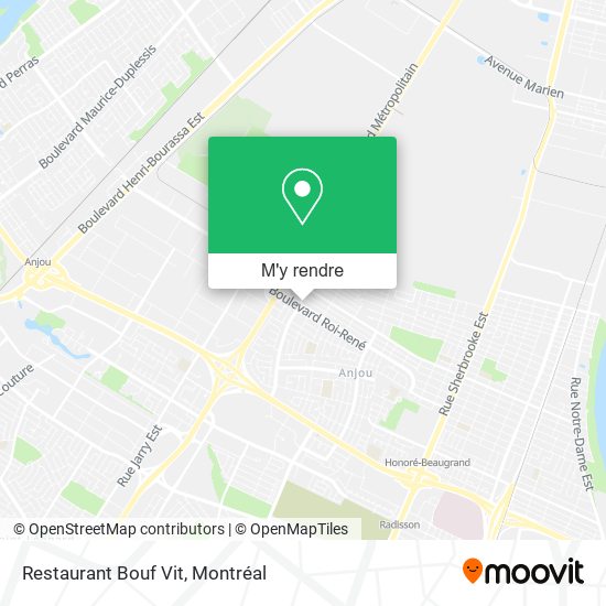 Restaurant Bouf Vit plan