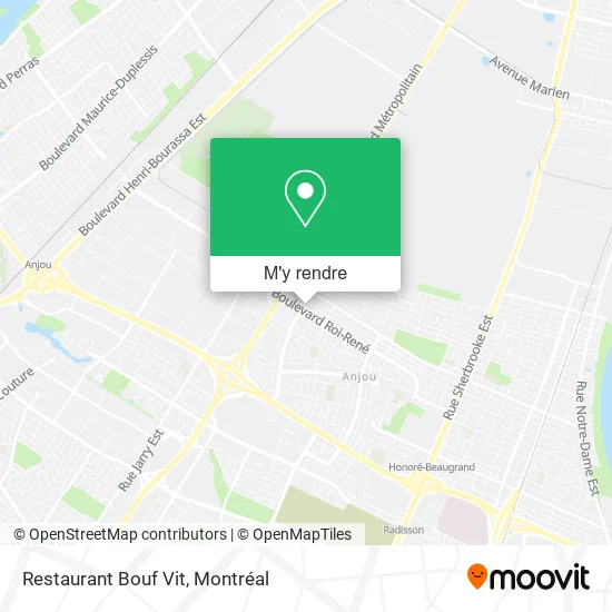 Restaurant Bouf Vit plan
