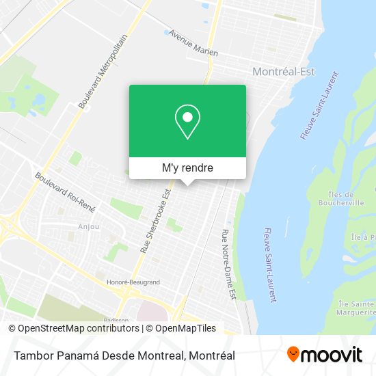 Tambor Panamá Desde Montreal plan