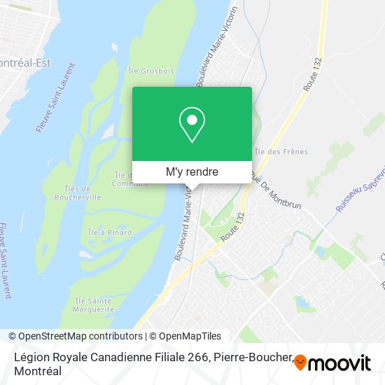 Légion Royale Canadienne Filiale 266, Pierre-Boucher plan