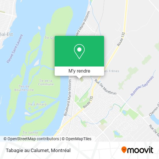 Tabagie au Calumet plan